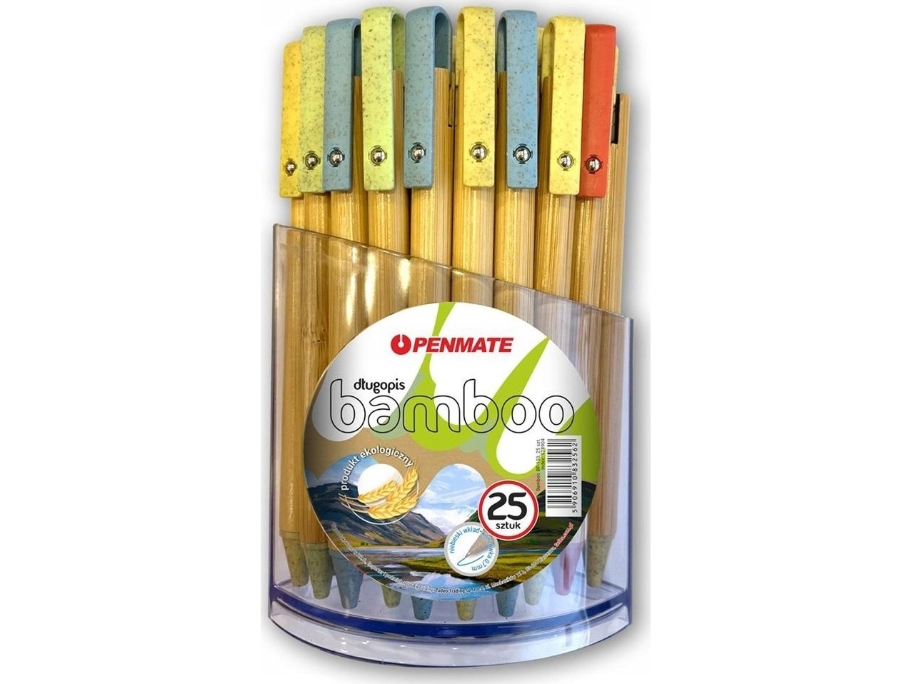 Teka Bambus-Stift Bp-103 Mix (25Stück) Penmate