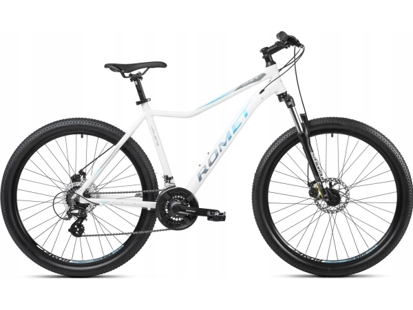 Cykel Romet Jolene 2024 Hvid Blå   Størrelse: