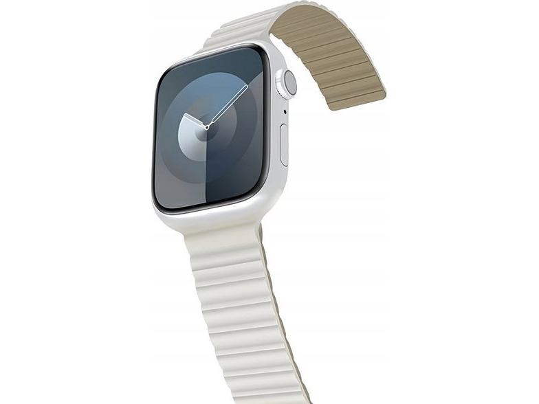 Araree Dirželis Silicone Link Apple Watch42/44/45/49Mm Balta Ir-Žalia/Warm Baltas-Khaki Ar70-01907C