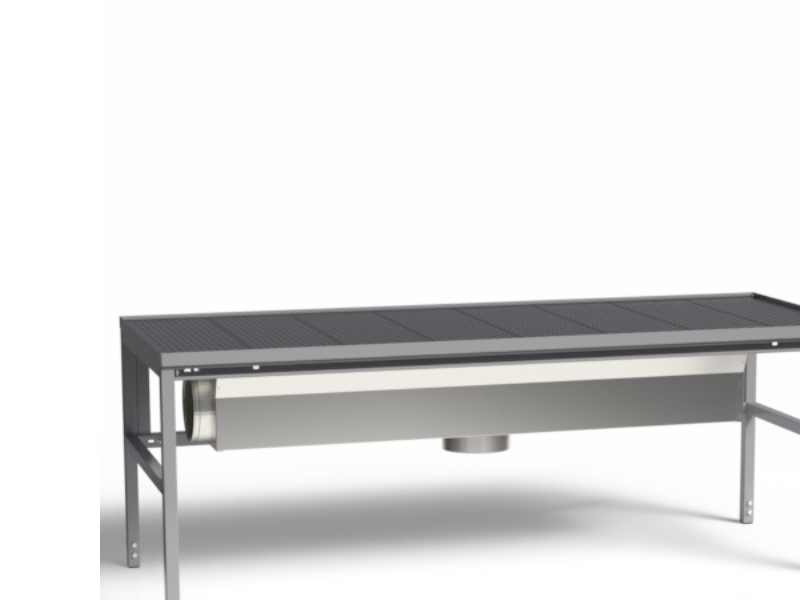 Udsugningsbord Let H-stel 2000x800 mm