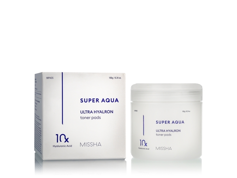MISSHA Super Aqua Ultra Hyalron Toner Pads 90 pcs