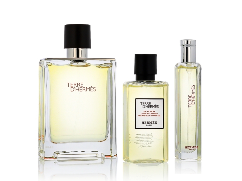 Bundle Hermes Terre D'hermes Edt 100Ml + Edt 5Ml + Sg 40Ml