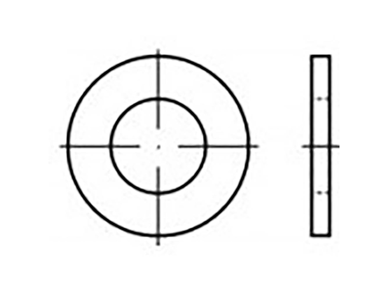 Mellemlægsskive 3.2 mm 7 mm Stål 200 stk TOOLCRAFT TO-6853617