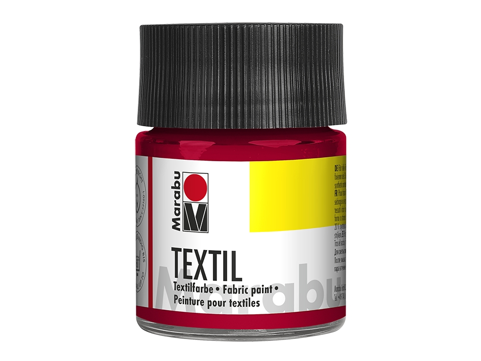 Marabu 17160005031, Röd, Textilfärg, Vätska, 50 ml, 1 styck | Böcker - Hobby | GameStuff