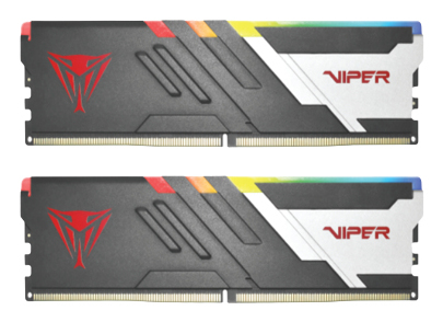 Patriot Memory Viper Venom 64 Gb 2 X 32 Gb Ddr5 288 Pin Dimm Sort Hvid