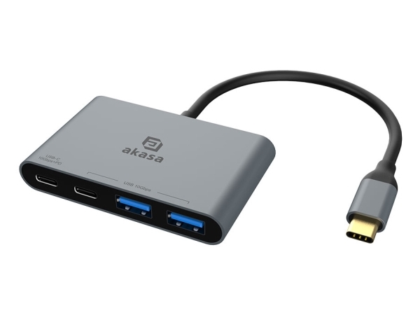 Akasa Ak-Cbca31-18Bk, Usb 3.2 Gen 1 (3.1 Gen 1) Type-C, Usb 3.2 Gen 2 (3.1 Gen 2) Type-A, Usb 3.2 Gen 2 (3.1 Gen 2) Type-C, 10000 Mbit/S, Aluminium,