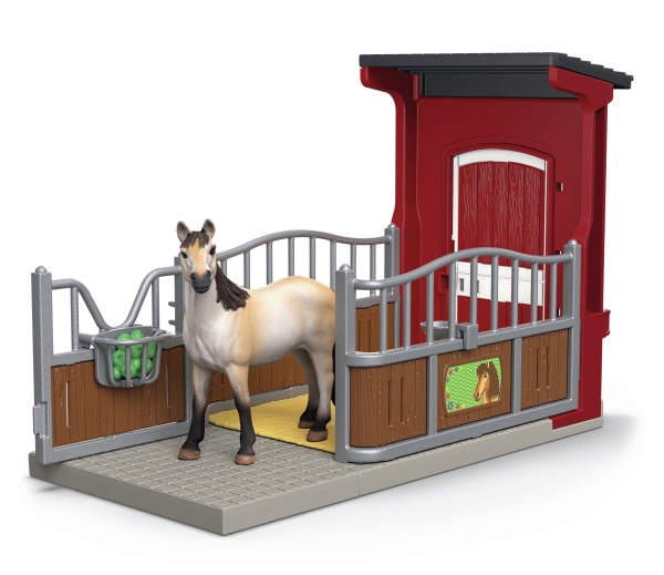 Schleich Farm World Ponybox Mit Mustang Stute, Tier, Buildings, Farm Animals / Farm Toys, Horse Stable, Horses, 3 Jahr(E), Mehrfarbig