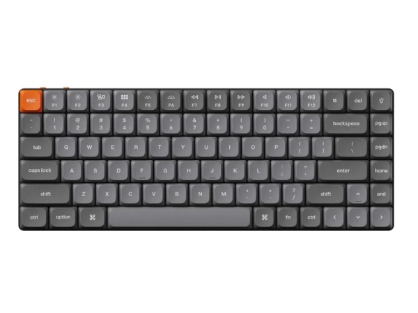 Keychron Max Qmk Via Wireless Custom Mechanical Keyboard Trådløst Mekanisk Tastatur Med Lav Profil White Gateron Brown