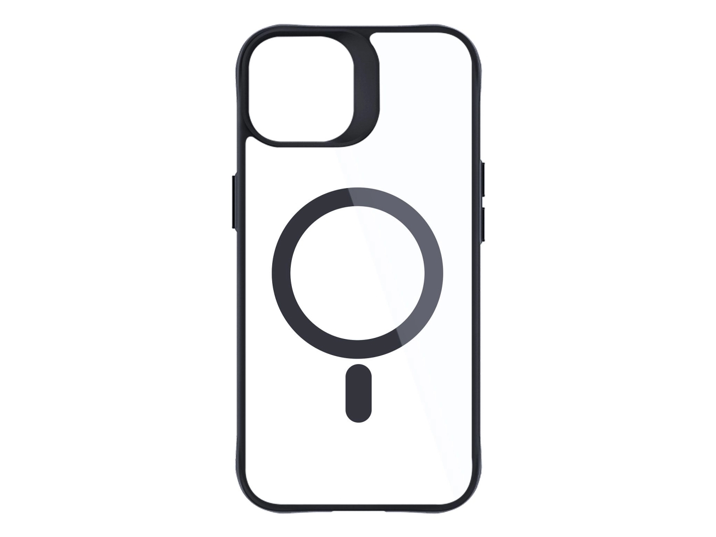 3Mk Satin Armor Magcase, Cover, Apple, Iphone 14, Iphone 13, 15,4 Cm (6.06"), Sort, Transparent