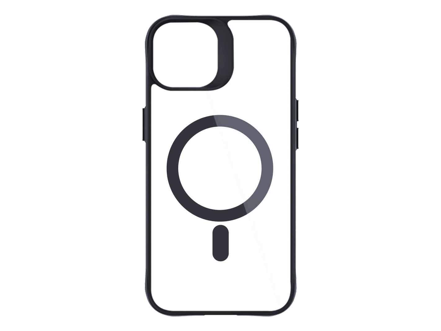 3Mk Satin Armor Magcase, Cover, Apple, Iphone 14 Plus, 17 Cm (6.68"), Sort, Transparent
