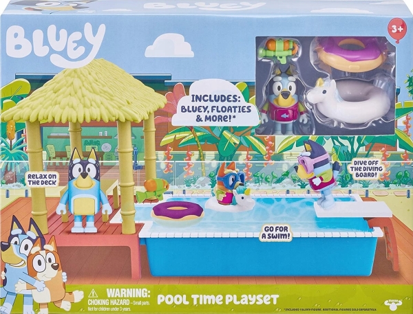 Bluey, S4, Pool Time Fun Figur