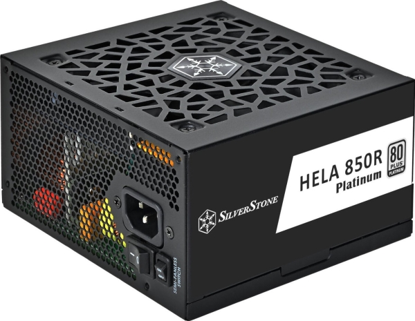 Silverstone Hela 850R 80 Plus Platinum-Strømforsyning, Atx 3.1, Pcie 5.1 - 850 Watt