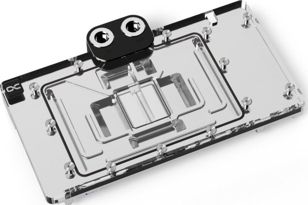„Alphacool Core Rtx 4090 Amp“ Su Galine Plokšte – Akrilas + Nikelis