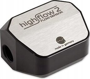 Aqua Computer Durchflusssensor Didelio Srauto 2, 2X G1/4 - Sidabras/Švarcas