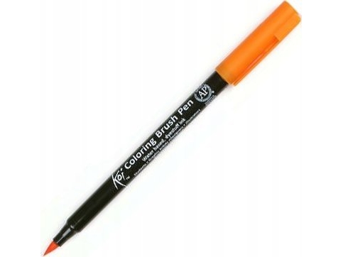 Bruynzeel Sakura Sakura Koi Color Brush Marker 5 Orange