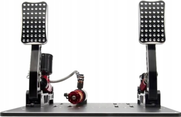 Simagic P2000 Hydraulic 2-Pedal Set 200Kg Loadcell – Crimson Edition (P2000-S200rf)