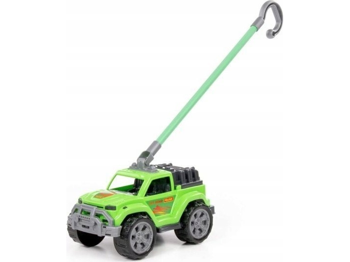 Polesie PUSHING AUTO 65CM LEGIONISTA MED RACK GRØN 12