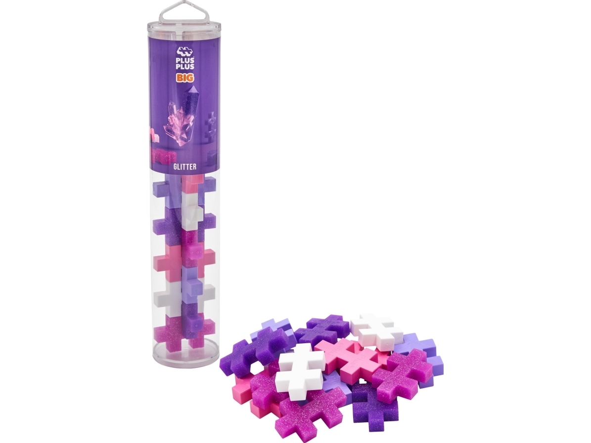 Plus-Plus BIG Glitter Mix / 15pcs Tube