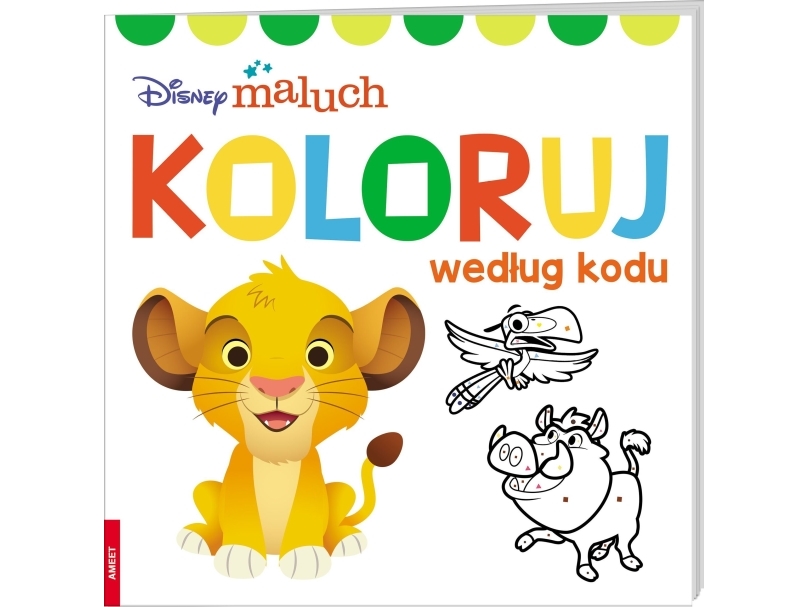 Ameet Disney småbarnsbok Färg efter kod COLO-9202 | Baby & barn - Barnrummet - Bord och stolar | GameStuff