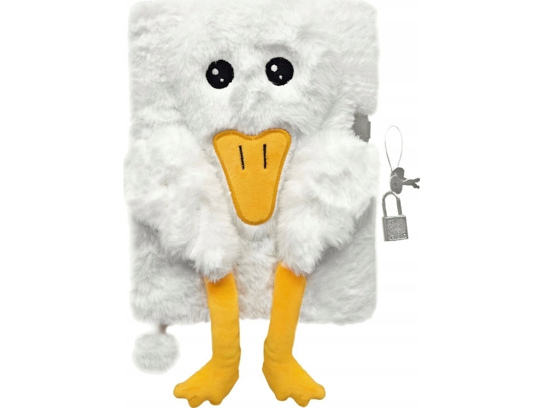 St. Majewski Päiväkirja riippulukolla 3D karvainen A5 96k My Little Friend Goos