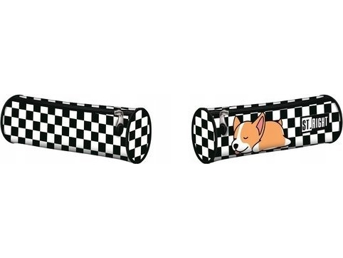 St.Right Pu-01 Sleepy Corgi Tube Pencil Case