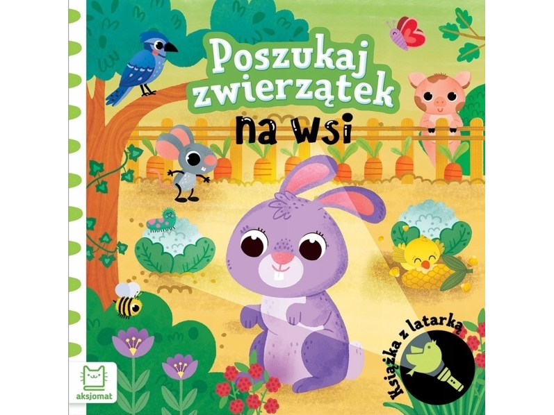 Aksjomat Such Nach Tieren Auf Dem Land – Buch Mit Taschenlampe 40225