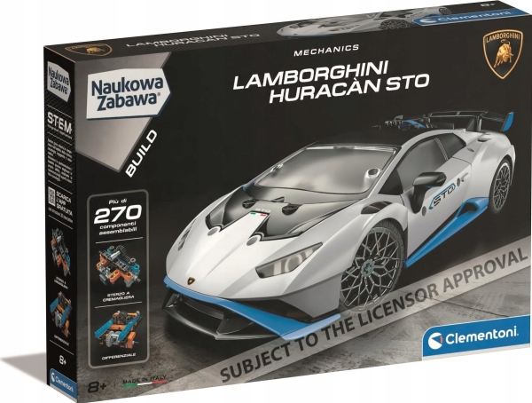 Clementoni Scientific Fun. Mechanics Laboratory. Lamborghini Huracan Sto 50917