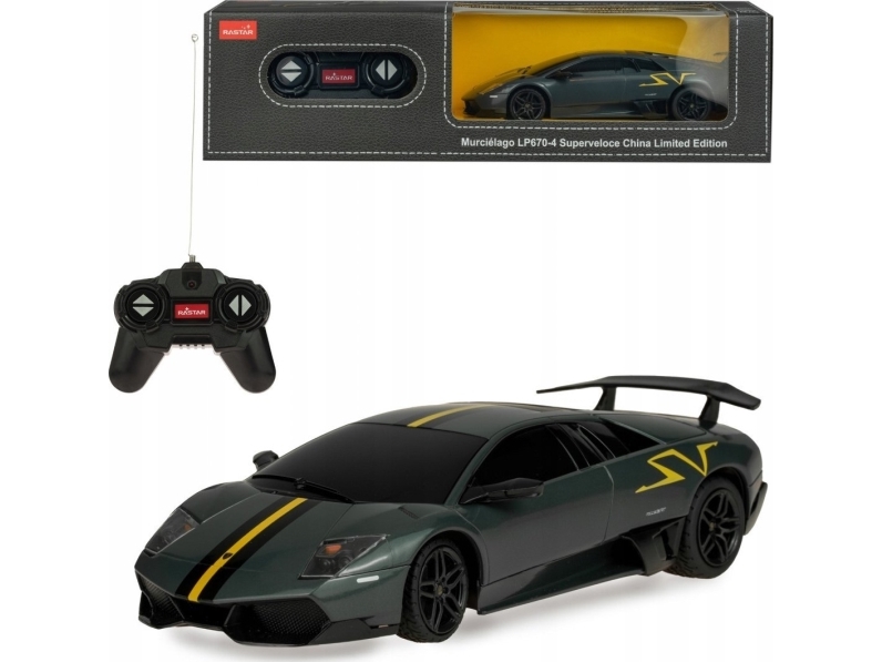 Rastar R/C 1:24 Murcielago LP670-4 Superveloce China Limited Edition Grå | Leksaker - Radiostyrda leksaker - Bilar och akutbilar | GameStuff