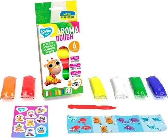 Maksik Modelliermassen 6 Farben Aroma Lovin 41198