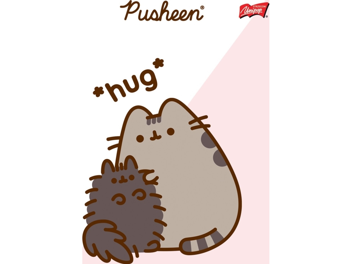 Notebook A5 32k ternet lamineret PUSHEEN