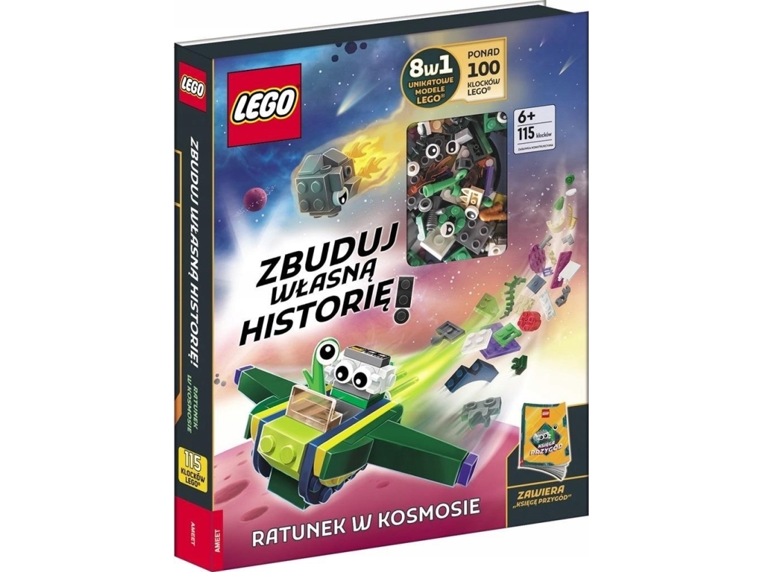 Ameet Book LEGO Master Brand: Räddning i rymden | Leksaker - För dom minsta - Lärande | GameStuff