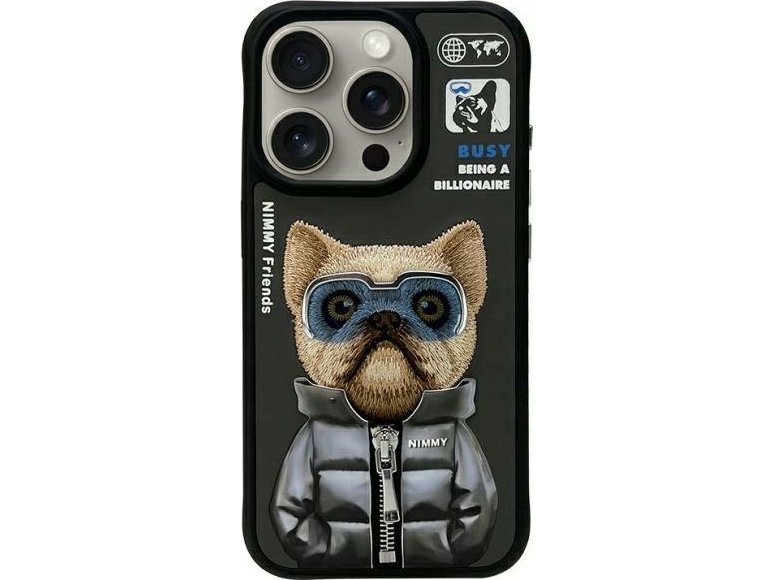 Nimmy Iphone Pro   Case Black Cool&cute Dog