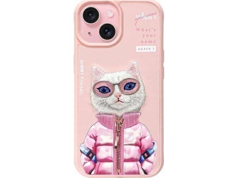 Nimmy Iphone   Case Pink Cool&cute Cat
