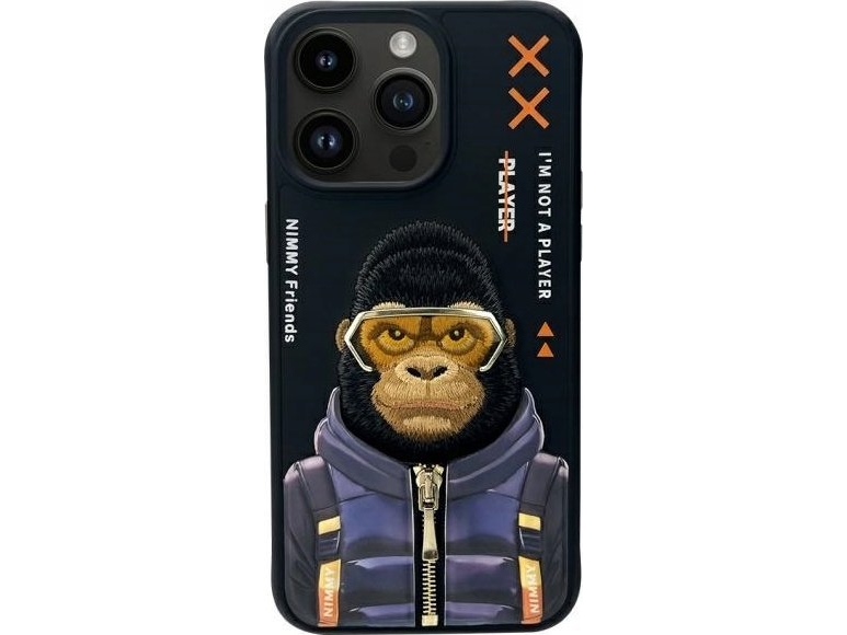 Nimmy Iphone Pro   Case Black Cool&cute Monkey