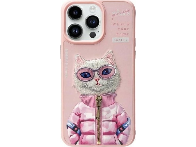 Nimmy Iphone Pro   Case Pink Cool&cute Cat