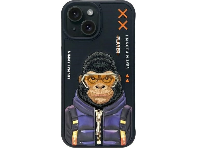 Nimmy Case Iphone   Black Black Cool&cute Monkey