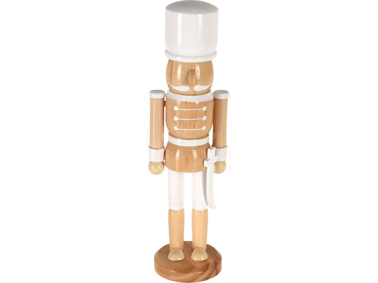 Juledekoration Home Styling Collection Dekorativ Nøddeknækker I Træ 25 Cm