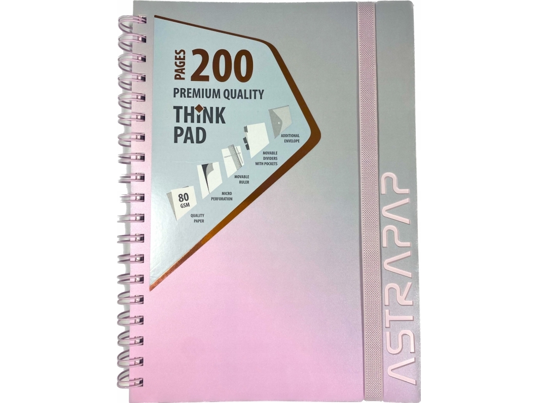 Notesbog Astrapap Ombre Line 200 Sider Farver 104023006 Mix Pris Stk