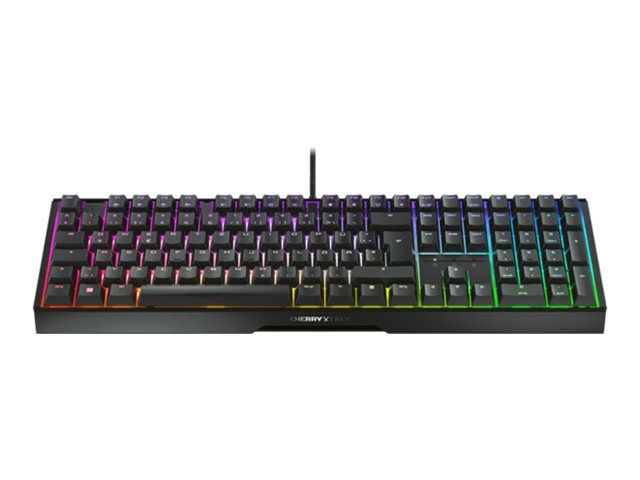 CHERRY XTRFY MX 3.1 - Tastatur - 100% - full size - bagbelyst - USB-C - QWERTY - USA - tastkontakt: CHERRY MX2A Brown - sort