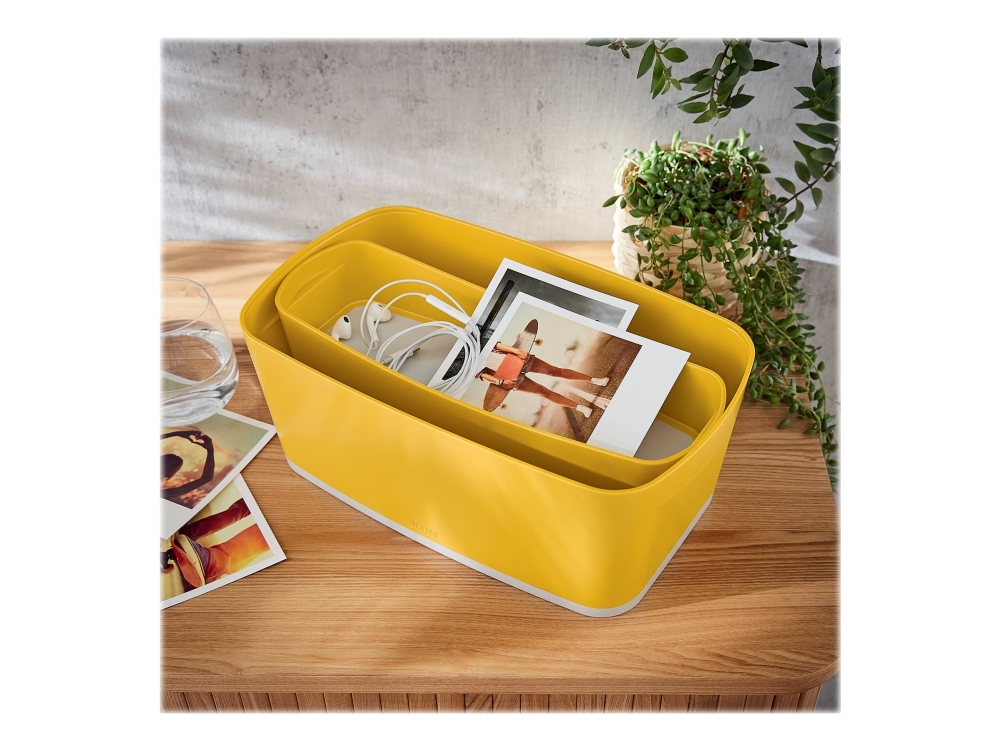 Leitz Organiseringsbakke Long MyBox Cosy Varm gul