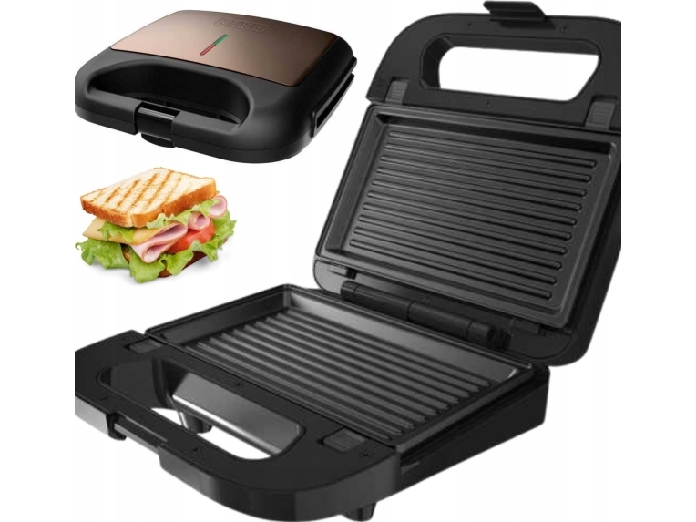 Black+decker Bxsa753e Sandwich Brødrister