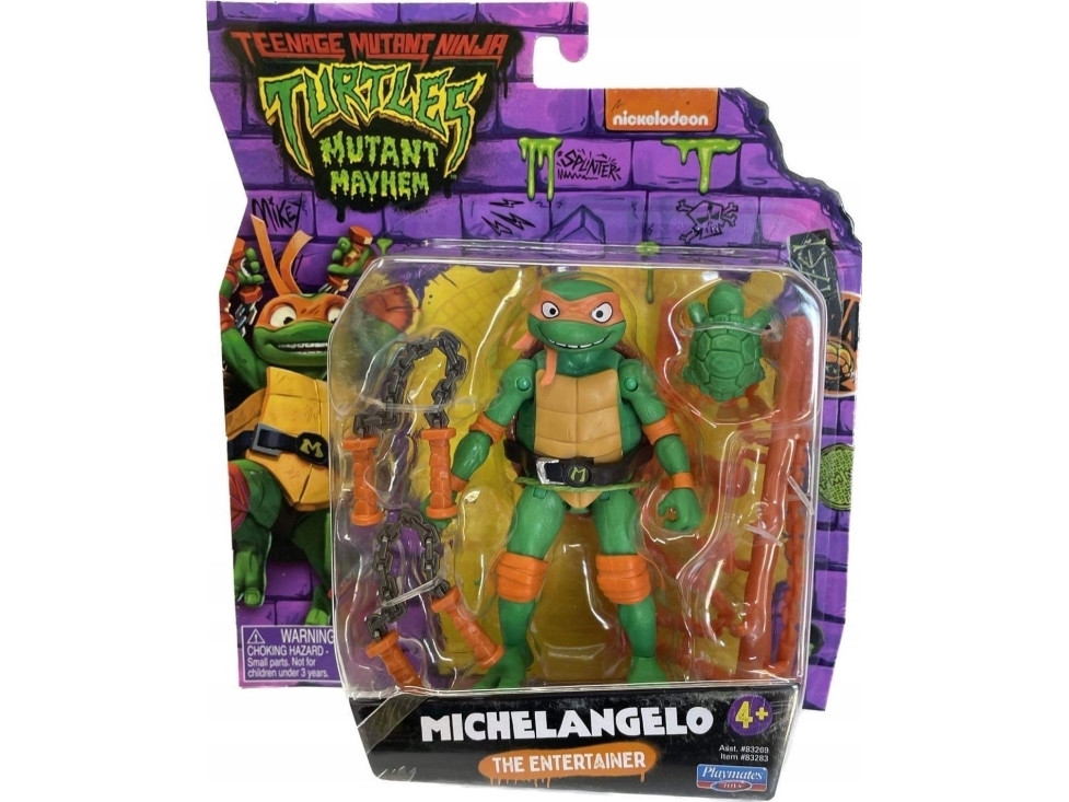 Turtles Mutant Mayhem Basic Figures Michelangelo
