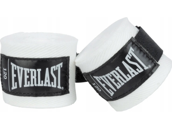 EVERLAST Owijki/Tasmy Bandaze Bokserske Biale åndbare 305 cm