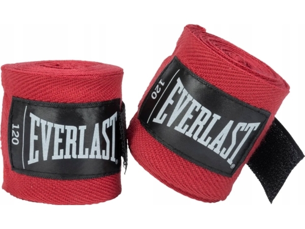 Everlast Boksebandage Rød Åndbar Solid EVERLAST 305cm