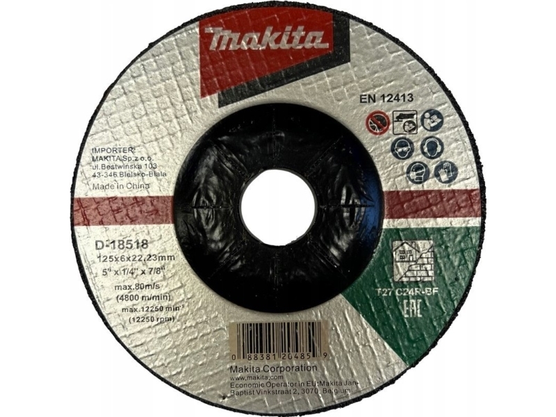 Makita TARCZA DO BETONU 125*6.0*22MM C24R