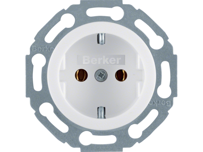Hager 474520, Typ F, Weiß, Duroplast, Kunststoff, 250 V, 16 A, 50 - 60
