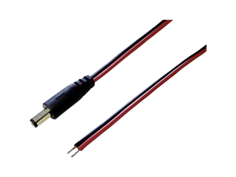 Conrad Tc-2511263, Lavspændingskabel, Sort, Rød, 0.75 Mm², 0,3 M