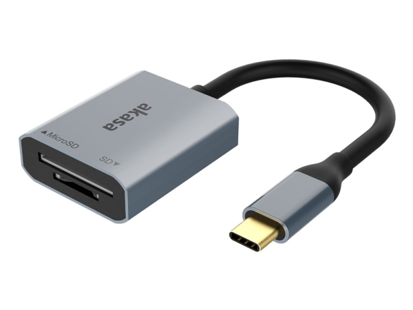 Akasa Usb 3.2 Type-C Dobbelt Kortlæser