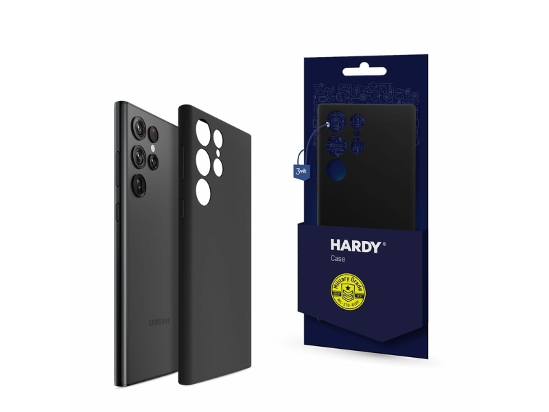 3Mk Hardy Case, Galaxy S24 Ultra, Sort
