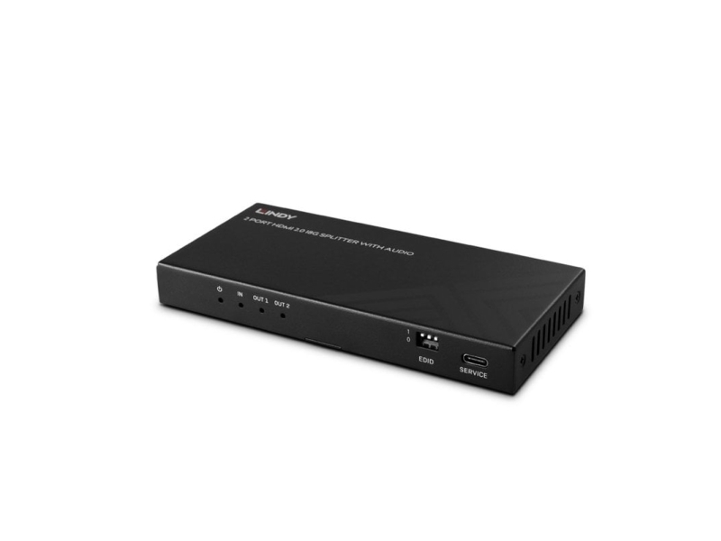Lindy 38534, Hdmi, 2X Hdmi, 3,5 Mm, 7680 X 4320 Pixel, Sortierung, Metall